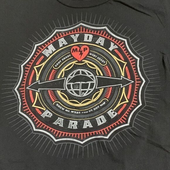 Mayday parade concert‎ t shirt. Band graphic tee. East coast west coast - Picture 2 of 5